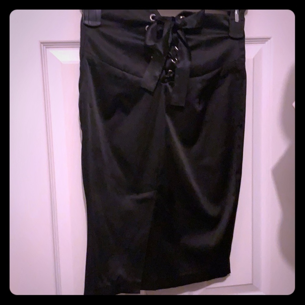 Satin like pencil skirt (adjustable)